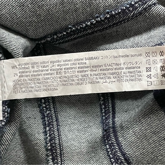 Zara 🌺 Strapless Denim Dress - Picture 7 of 13